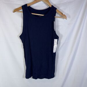 A New Day Target Women's Navy Blue Tank Top Size Extra Large